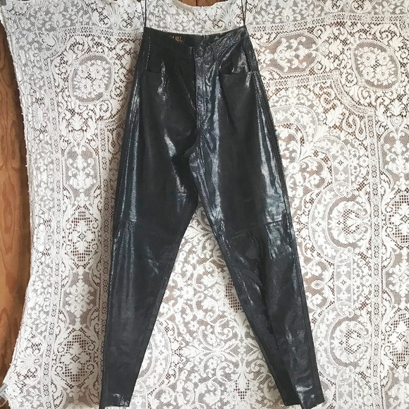 Isabel Pants - Isabel Black Shimmery Jeans Style Pants 10